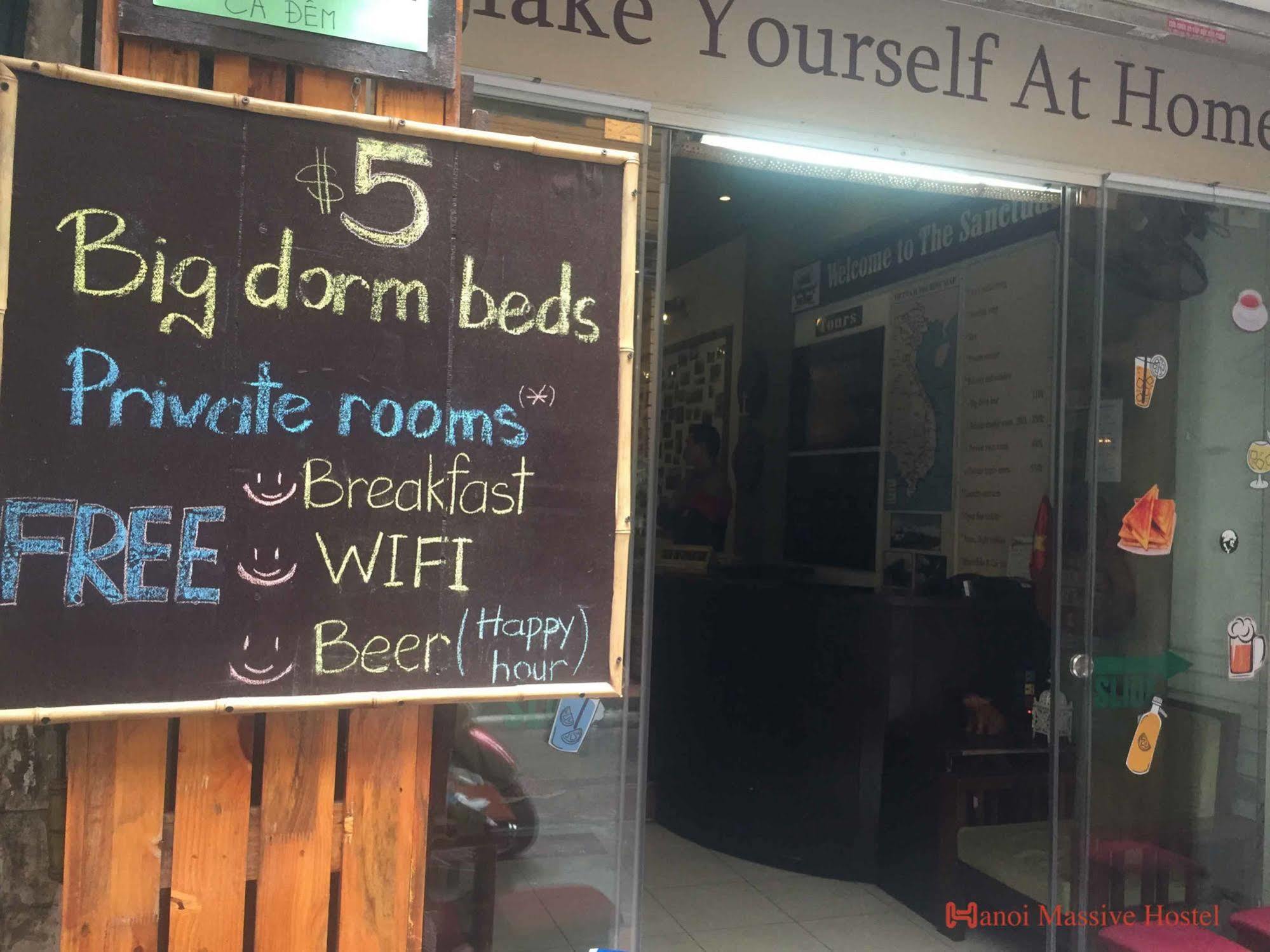 Hanoi Massive Hostel Bagian luar foto